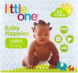 Little One Baby Nappies Tape Diapers - M