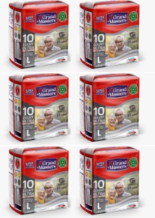 Grand Master Unisex Adult Diapers - L