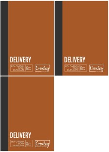 Croxley JD22PR Pen Carbon Delivery A5 100 Page A5 Duplicate Books Plain