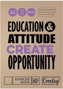 Croxley Exercise Book A4 Notebook Unruled