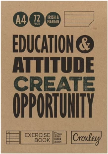 Croxley Exercise Book A4 Notebook Irish Margin