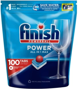 FINISH All in One Max Auto Dishwashing Tablets | Regular | 100's Dishwashing Detergent