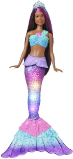 Barbie Dreamtopia Twinkle Lights Mermaid Doll - Brunette for 3 Year old