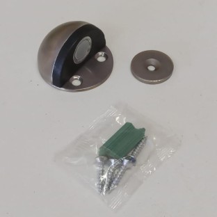 Premiumsun Round Stainless Steel Door Stopper Magnetic Catch Door Mounted Door Stopper