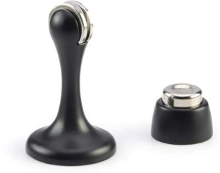 WOODLY Door Stop, Magnetic, Black Magnetic Catch Wall Mounted Door Stopper