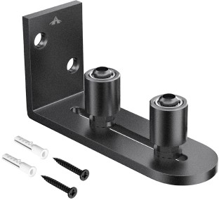 ALANES Sliding Barn Door Bottom Floor Guide Kit for Bottom Adjustable Roller Floor Mounted Floor Mounted Door Stopper