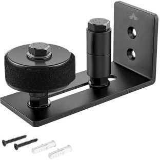 ALANES Sliding Barn Door Floor Guide Kit Floor Mounted Floor Mounted Door Stopper