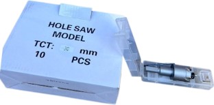 Generic 10-Piece 30mm Hole Saw Set Hole Saw Bits