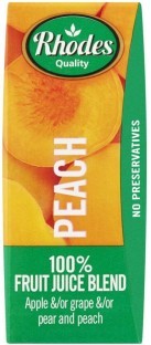 Rhodes Peach 100% Fruit Juice Blend