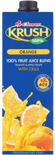 Clover Krush Orange 100% Fruit Juice Blend