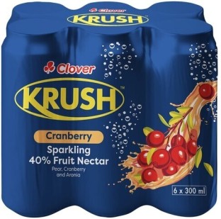 Clover Krush Sparkling Cranberry Juice
