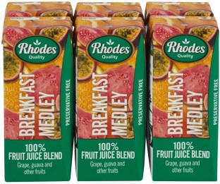 Rhodes Breakfast Medley 100% Fruit Juice Blend