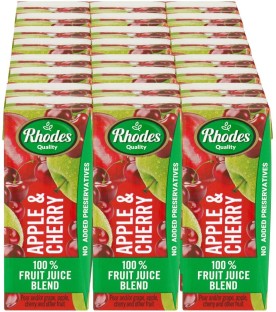 Rhodes Apple & Cherry 100% Fruit Juice Blend