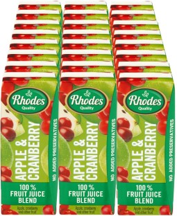 Rhodes Apple & Cranberry 100% Fruit Juice Blend