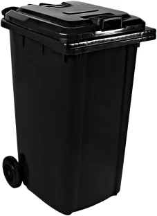 Pride 240L Wheelie Bin Plastic Dustbin