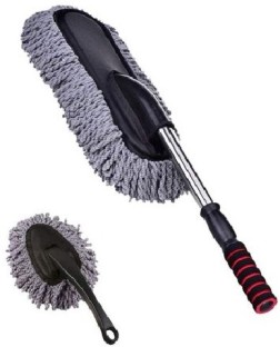 joburgdeals Microfiber Car Duster Wash Mop with Extendable Handle - Pack of 2 Dry Duster