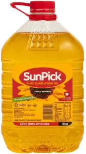 Sunpick Triple Refined Sunflower Oil Plastic Bottle