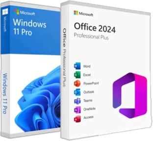 Microsoft Office 2024 Pro Plus + Windows 11 Pro Bundle
