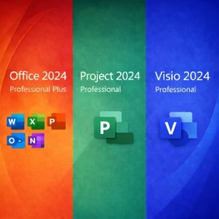Microsoft OFFICE 2024 PROFESSIONAL PLUS + PROJECT PROFESSIONAL 2024 + VISIO 2024 (BUNDLE DEAL)