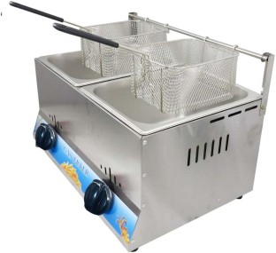 iStar Double Deep Fryer Silver 12 L Electric Deep Fryer