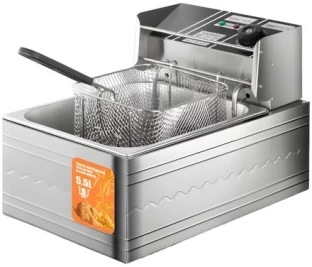 raf 2500W Electric Deep Fryer With Heat Control And Removable Basket 5.5 L Electric Deep Fryer