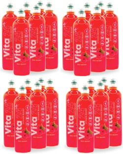 VITA24 Vitamin Boost Red Berry Drink 500ml - 24 Pack Energy Drink