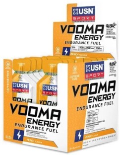 USN Purefit Sport Vooma Ultra Energy Gel Sachets Peach 30 x 36g Energy Drink