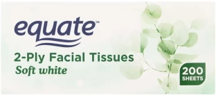 Equate 2 Ply Facial Dry Tissue