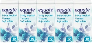 Equate 3 Ply Pocket Facial Dry Tissue