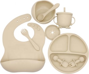 SWEET 10-Piece Silicone Baby Feeding Set  - Silicone