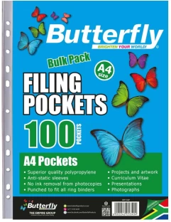 Butterfly Polypropylene Pocket File