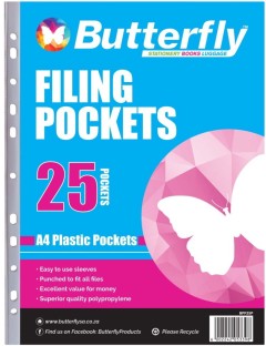 Butterfly Polypropylene Pocket File