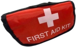 FAS First Aid Kit Folding Red Bag First Aid Kit