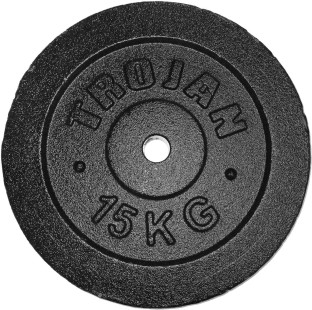 Trojan Barbell Disc Black Weight Plate