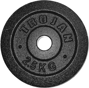 Trojan Barbell Disc Black Weight Plate