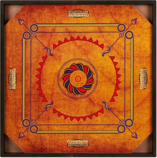 Shoot Champion, Cues and Discs 250 cm Carrom Board