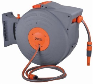 Garden Master 20 m Retractable Hose Reel Garden Tool Kit