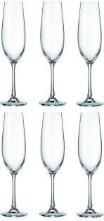 Bohemia Crystal (Pack of 6) Sarah Flute Champagne Glass Set