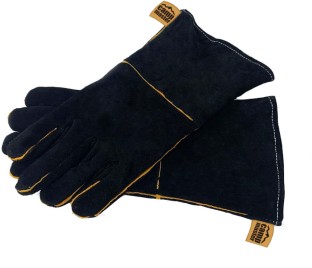 Camp Master BBQ Leather  Safety Gloves