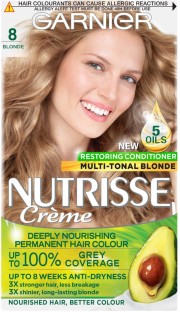Garnier Nutrisse Creme 8 Blonde , Grey