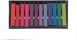 Flye 12 Piece Semi-Perminant Color Hair Chalk Pack , Multicolor