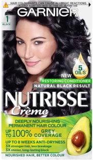 Garnier Nutrisse Creme 1 Black , Black