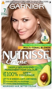 Garnier Nutrisse Creme 7 Dark Blonde , Brown