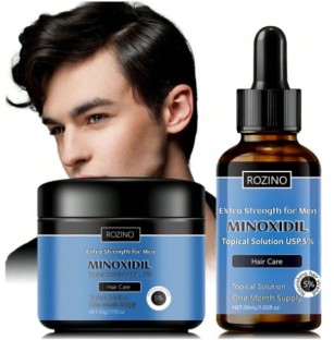 Rozino - 2pcs Blue Hair Care Set Combo