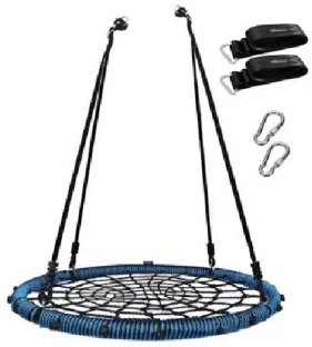 joburgdeals Spider Web Tree Hammock Swing Jute Foot Hammock