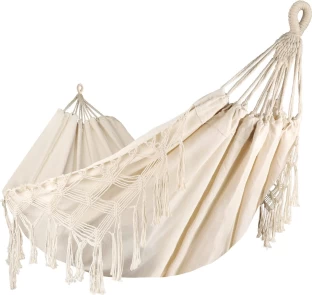 OMGift Double Hammock, Heavy Duty Canvas Hammock