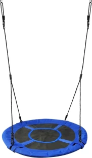 Generic 600LBS Blue Saucer Tree Swing Steel, Polypropylene Large Swing