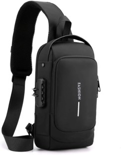captain k products Men & Women Black Sling Bag