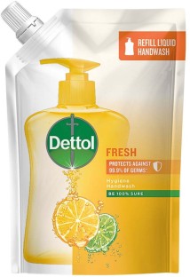 Dettol Fresh Hygiene Hand Wash Refill Pouch For  Men & Women
