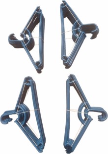 Atley Hanger Plastic Pack of 80 Hangers For  Shirt